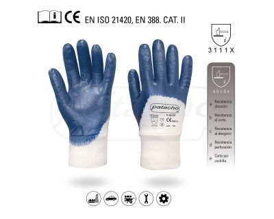 LUVAS DE NITRILO ANTI-HUMIDADE